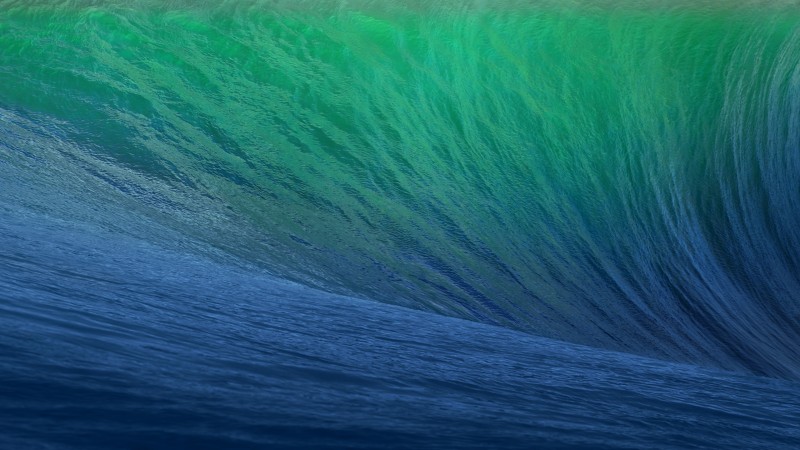 OSX, 5k, 4k wallpaper, 8k, Wave, Blue, Big (horizontal)