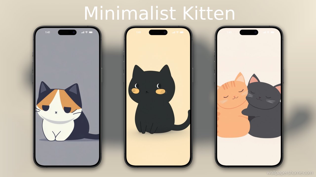 Minimalist Kitten Collection