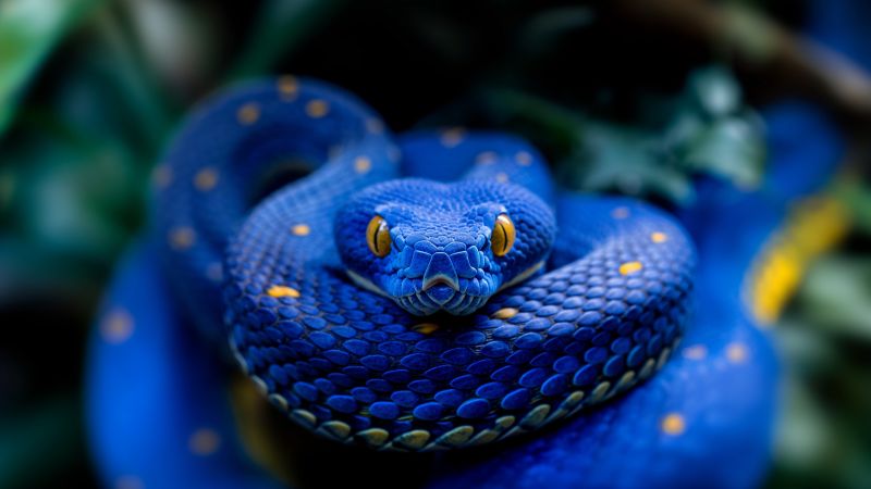 snake wallpaper, azure, serpent, background for desktop wallpaper (horizontal)