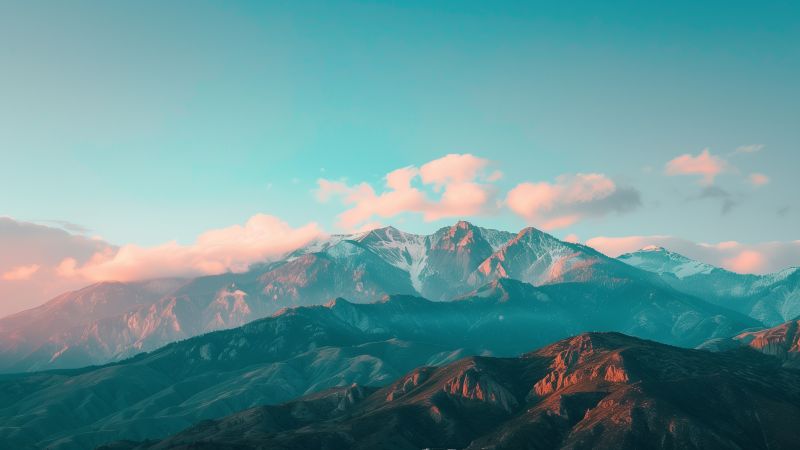 mountains wallpaper, 5k, sierra, background for desktop wallpaper (horizontal)