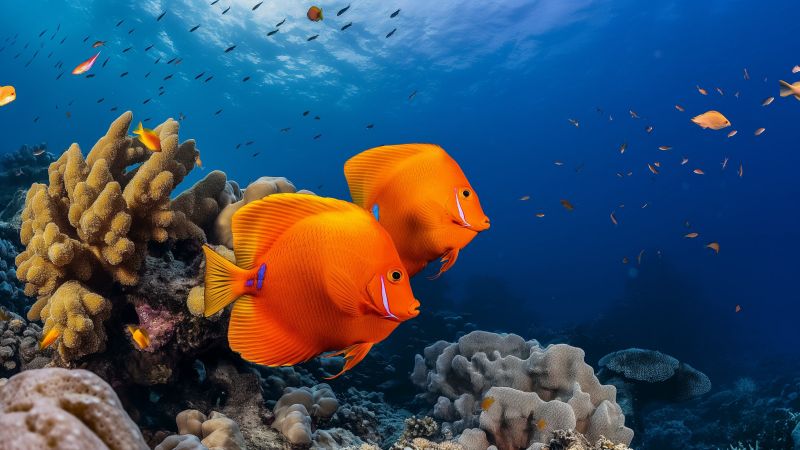 Batoidea wallpaper, Red Sea, tourism, background for desktop wallpaper (horizontal)