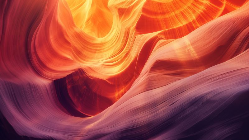 Antelope Canyon wallpaper, Arizona, natural wonder, background for desktop wallpaper (horizontal)