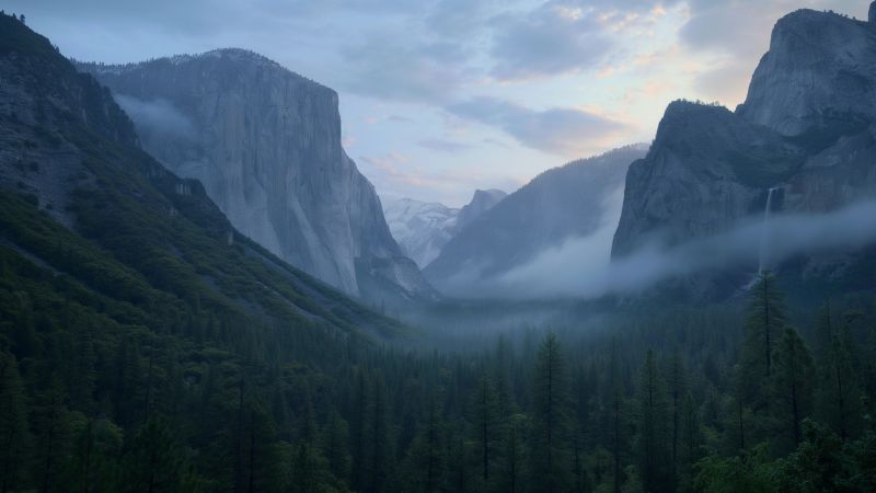 Yosemite wallpaper, nature, high resolution, background for desktop wallpaper (horizontal)