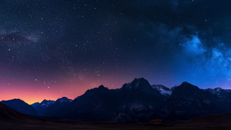night wallpaper, sky, nighttime, background for desktop wallpaper (horizontal)
