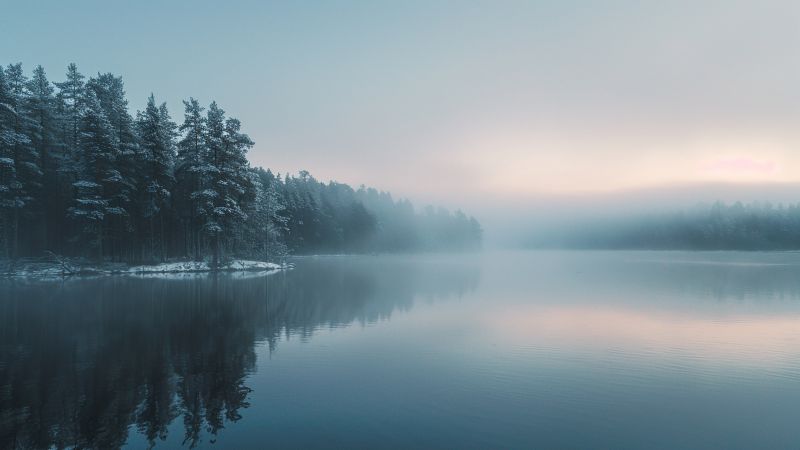 Scandinavia wallpaper, high resolution, serene atmosphere, background for desktop wallpaper (horizontal)