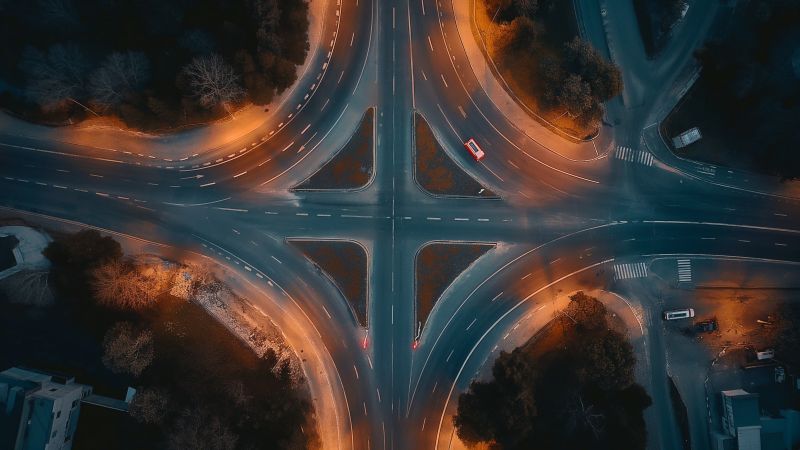 road wallpaper, cityscape, street, background for desktop wallpaper (horizontal)