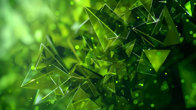 polygon wallpaper, vibrant colors, geometric pattern, background for desktop wallpaper (horizontal)