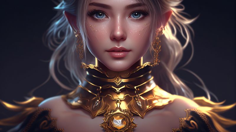 anime girl wallpaper, stunning, character design, background for desktop wallpaper (horizontal)