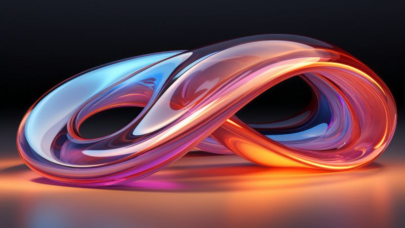 abstract wallpaper, reflections, undulations, background for desktop wallpaper (horizontal)