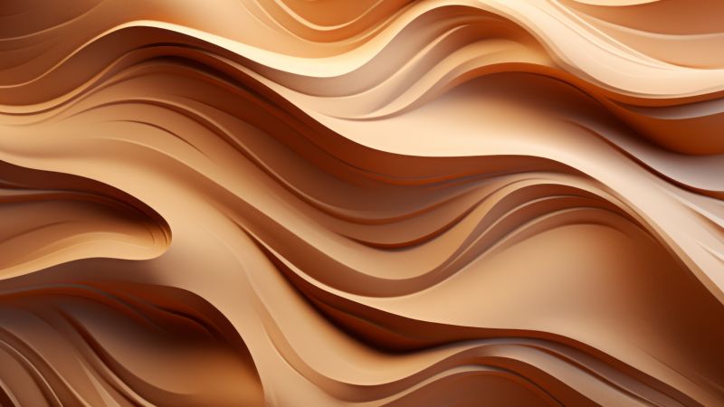 wave wallpaper, serene, fluid, background for desktop wallpaper (horizontal)