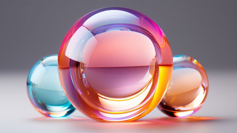 iPhone 15 pro wallpaper, vivid, glass finish, background for desktop wallpaper (horizontal)