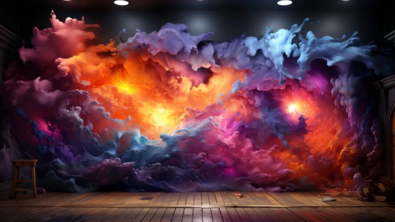 abstract wallpaper, artistic, creative, background for desktop wallpaper (horizontal)