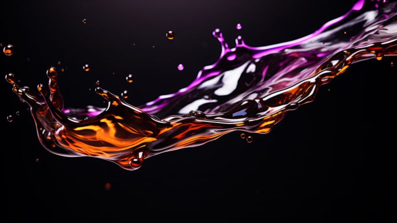 iPhone 15 pro wallpaper, water splash, latest release, background for desktop wallpaper (horizontal)