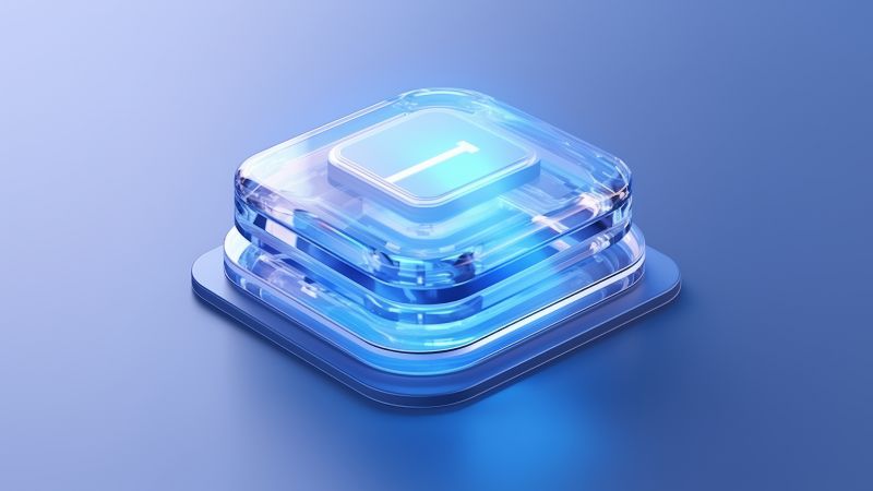 icons wallpaper, glass, digital design, background for desktop wallpaper (horizontal)