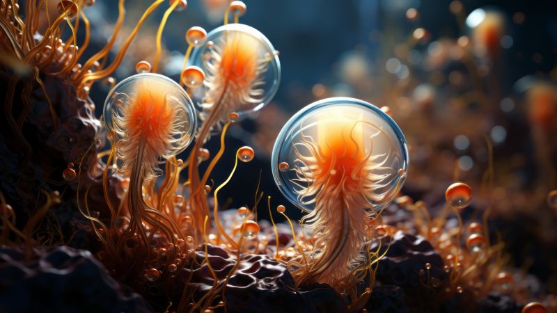 corals wallpaper, spiral, colorful, background for desktop wallpaper (horizontal)