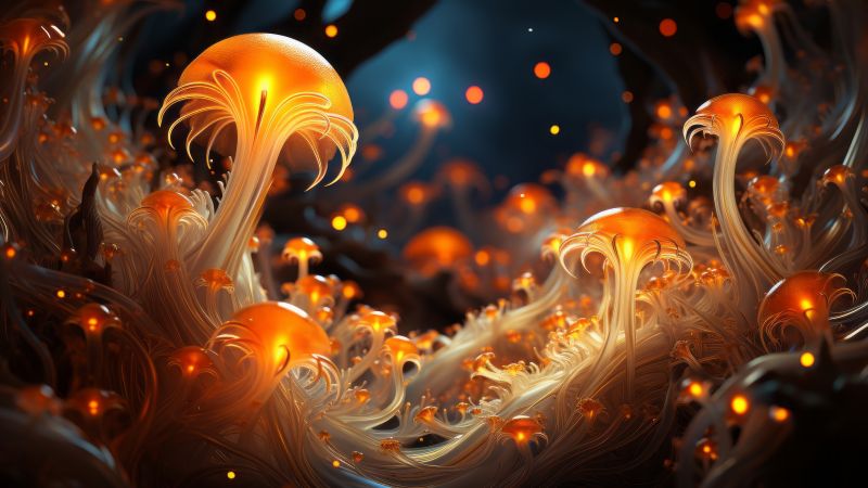 corals wallpaper, spiral, colorful, background for desktop wallpaper (horizontal)