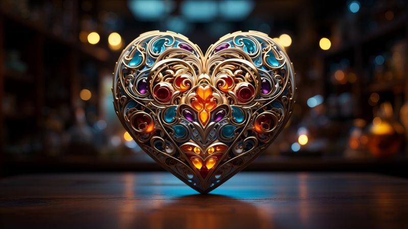 colorful wallpaper, vibrant, sparkling, background for desktop wallpaper (horizontal)