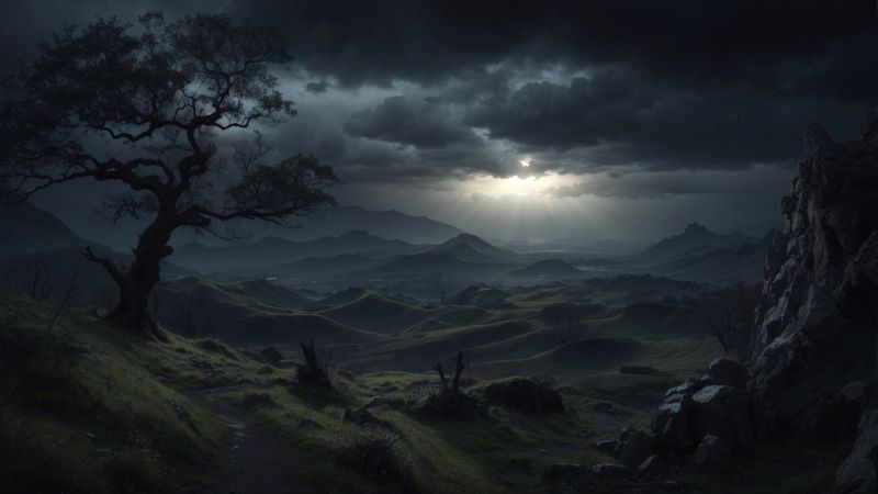 mountains wallpaper, windows, mountain landscape, background for desktop wallpaper (horizontal)