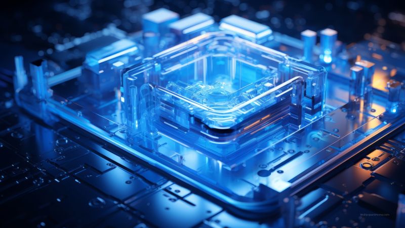 quantum wallpaper, technology, algorithms, background for desktop wallpaper (horizontal)