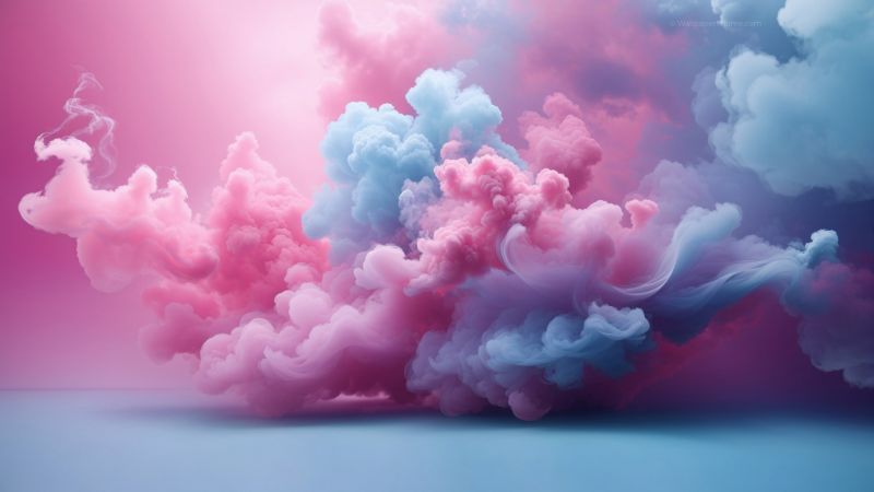 smoke wallpaper, iPhone 15, dynamic patterns, background for desktop wallpaper (horizontal)