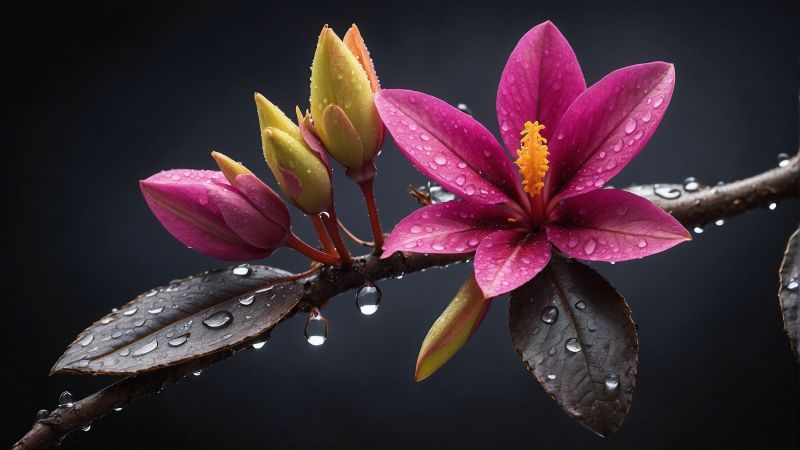 lily wallpaper, blossoms, flowers, background for desktop wallpaper (horizontal)