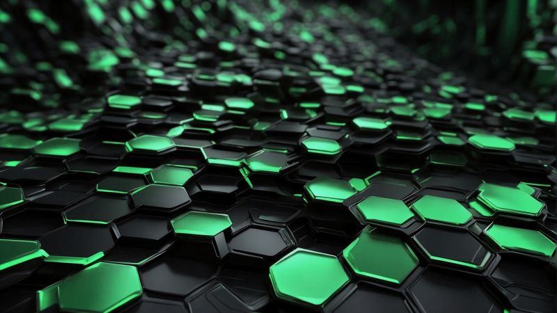 green wallpaper, black, obsidian, background for desktop wallpaper (horizontal)