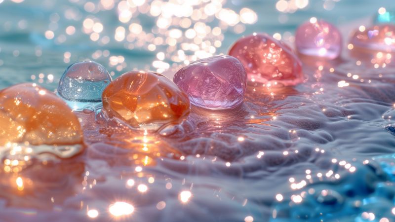 colorful wallpaper, vibrant, stones, background for desktop wallpaper (horizontal)