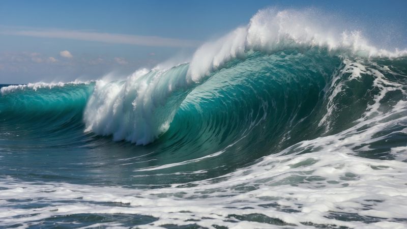 sea wallpaper, coastline, saltwater, background for desktop wallpaper (horizontal)