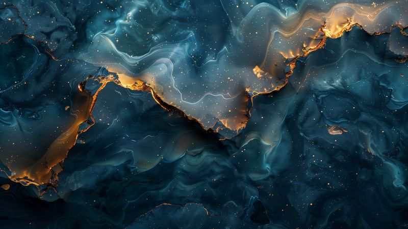 iPhone 16 wallpaper, luxurious finish, blue tones, background for desktop wallpaper (horizontal)