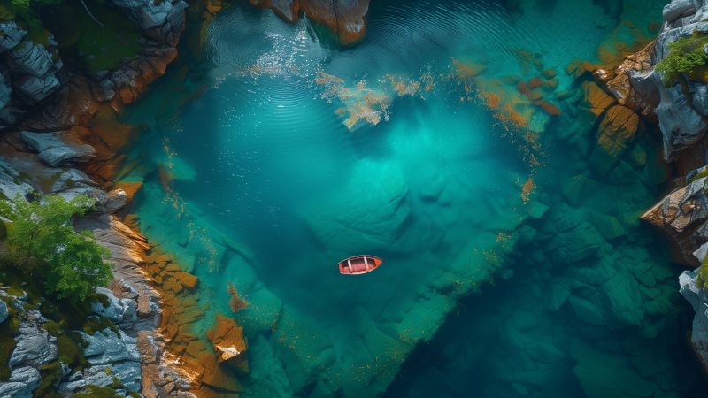 lake wallpaper, mountains, reflection, background for desktop wallpaper (horizontal)