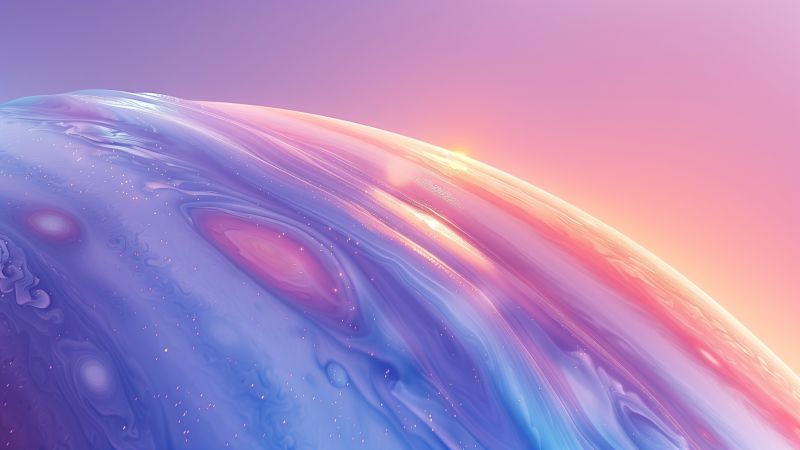 ball wallpaper, pink, round, background for desktop wallpaper (horizontal)