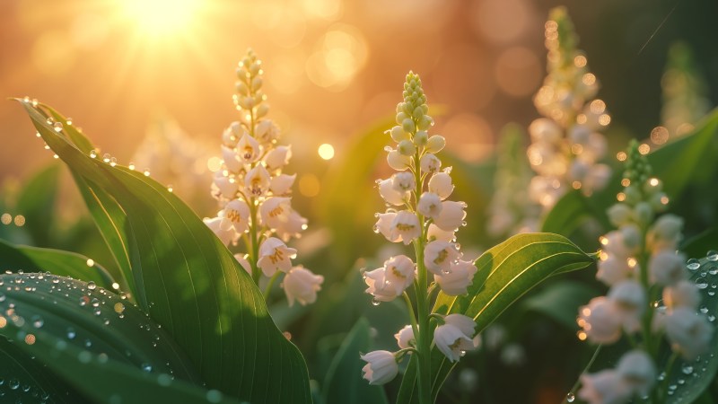 flowers wallpaper, blossoms, garden, background for desktop wallpaper (horizontal)