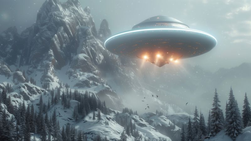 mountains wallpaper, snowy landscape, frosty peaks, background for desktop wallpaper (horizontal)