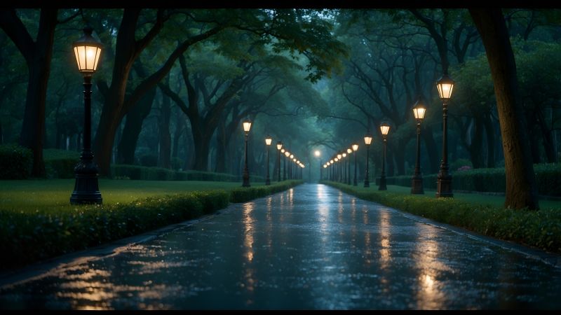 forest wallpaper, nature reserve, trees, background for desktop wallpaper (horizontal)