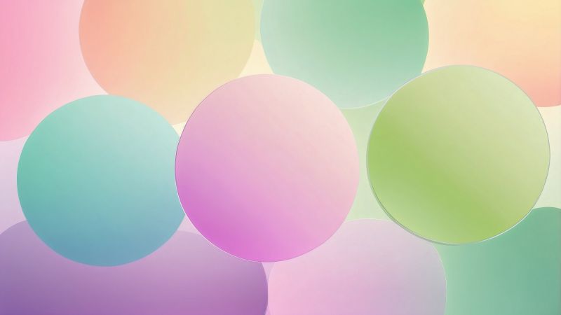 balls wallpaper, bright, rainbow, background for desktop wallpaper (horizontal)