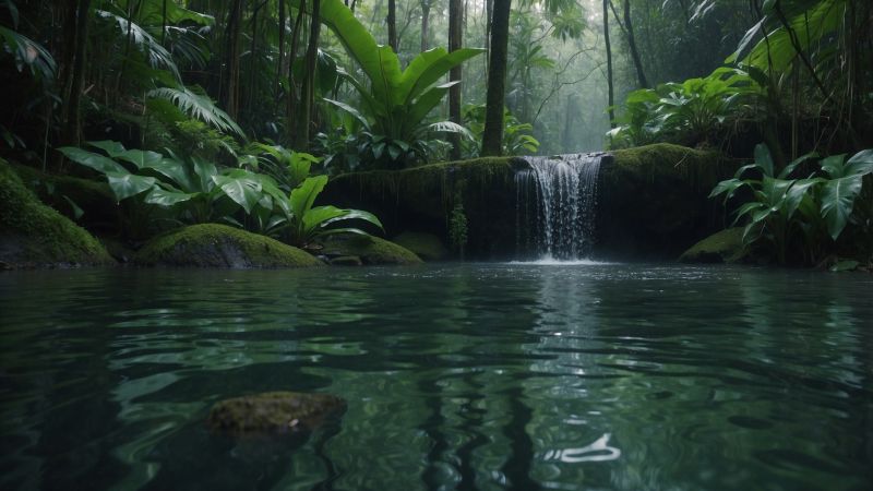 lake wallpaper, woodland, nature, background for desktop wallpaper (horizontal)