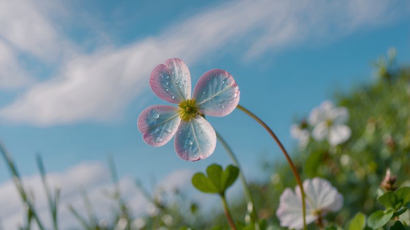flowers wallpaper, petals, blossoms, background for desktop wallpaper (horizontal)