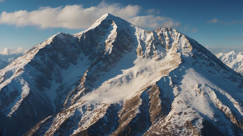 mountains wallpaper, icy slopes, frosty terrain, background for desktop wallpaper (horizontal)