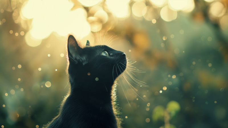 cat wallpaper, cuddly, cute, background for desktop wallpaper (horizontal)