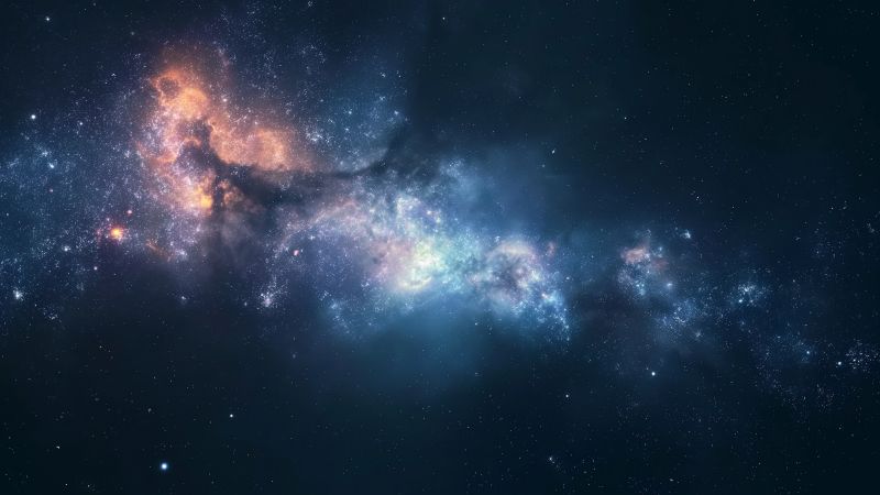 Simple space backgrounds wallpaper, galaxy, starfield, background for desktop wallpaper (horizontal)