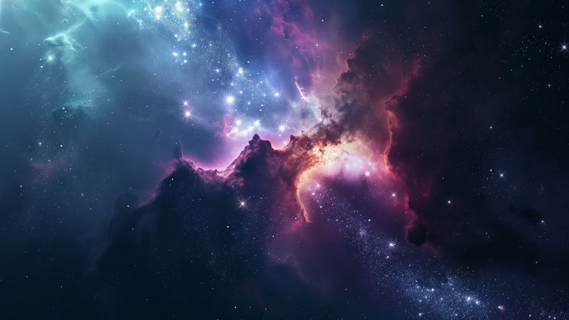 Simple space backgrounds wallpaper, universe, cosmic, background for desktop wallpaper (horizontal)