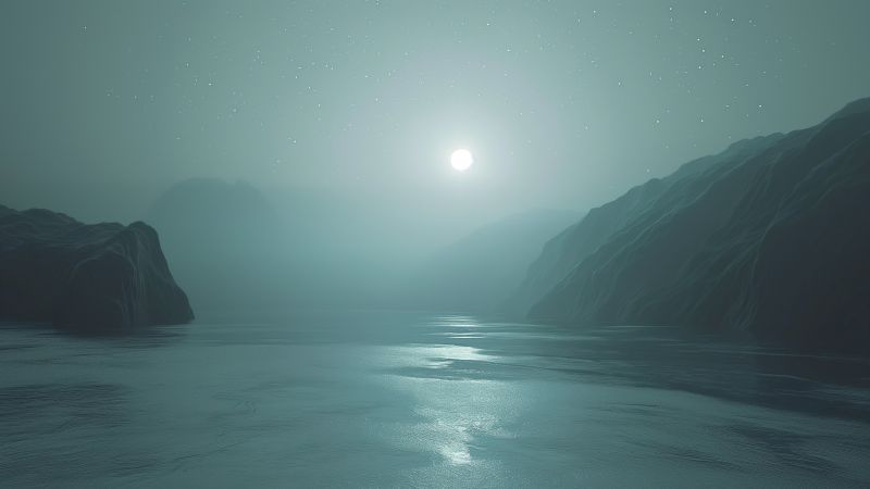 space wallpaper, night, stars, background for desktop wallpaper (horizontal)