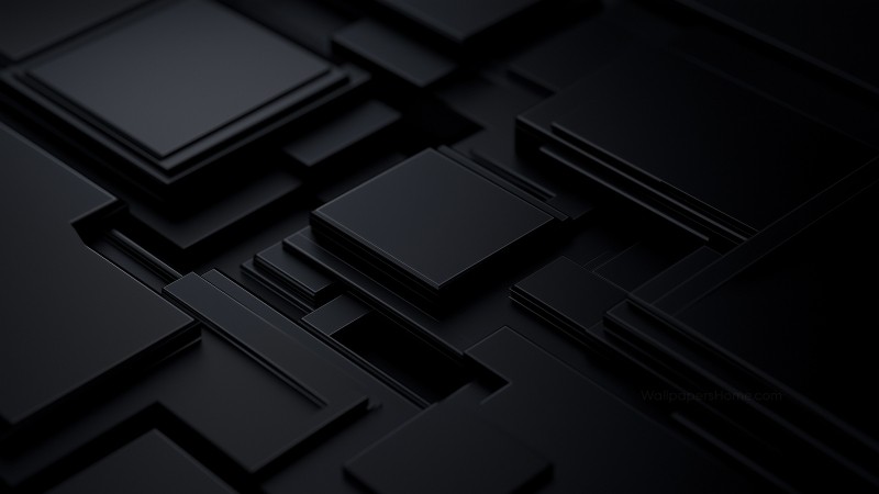 dark abstract wallpaper, sleek modern, geometric shapes, background for desktop wallpaper (horizontal)