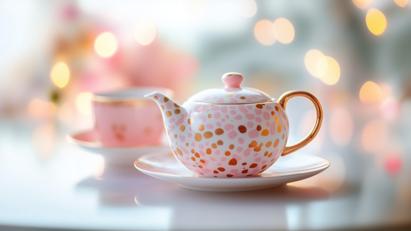 teapot wallpaper, vintage, tranquil, background for desktop wallpaper (horizontal)