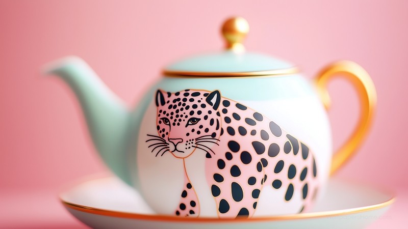 teapot wallpaper, vintage, classic, background for desktop wallpaper (horizontal)