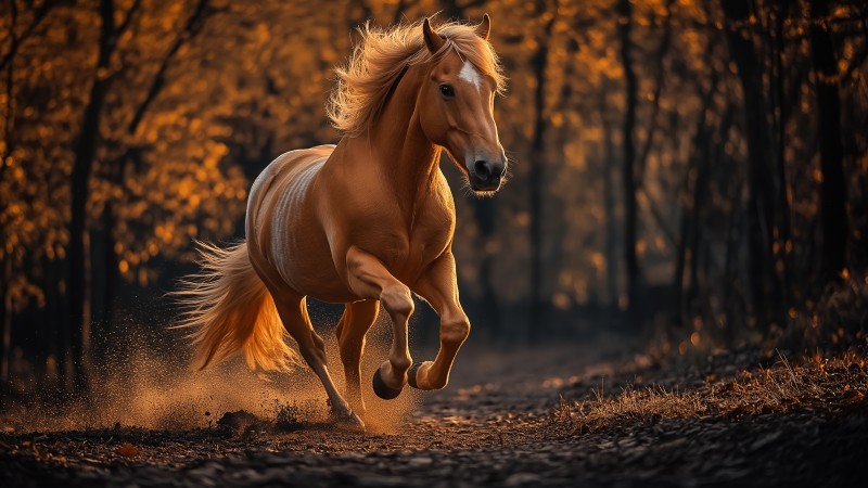 horse wallpaper, riding, nature, background for desktop wallpaper (horizontal)