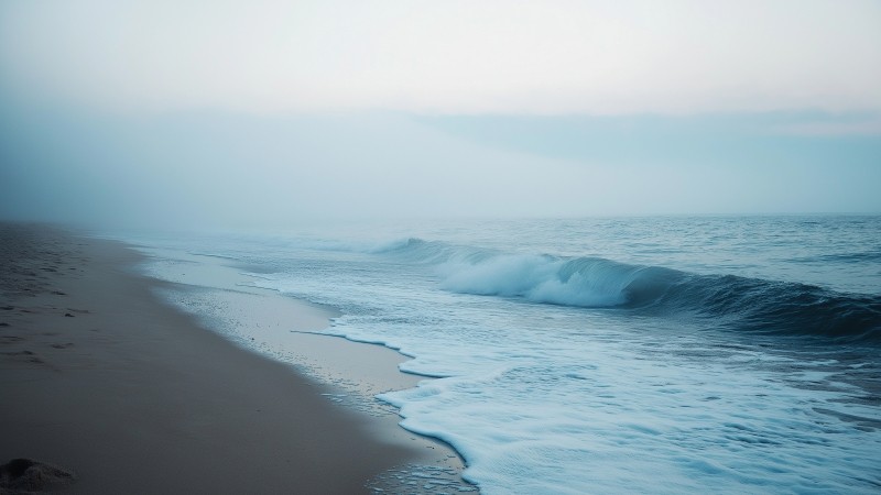 beach wallpaper, tranquil, peaceful, background for desktop wallpaper (horizontal)