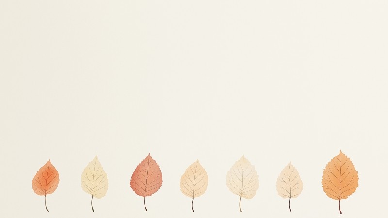 leaves wallpaper, minimal, foliage, background for desktop wallpaper (horizontal)