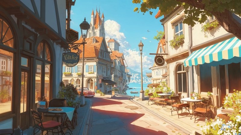 coastal wallpaper, seaside, calming, background for desktop wallpaper (horizontal)