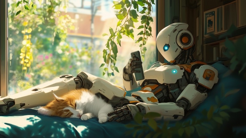 lofi wallpaper, lazy, lounge, background for desktop wallpaper (horizontal)